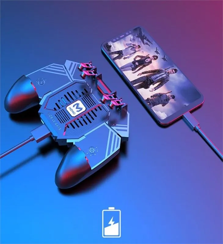 Memo AK77 con batería de 4000 mAh Controlador móvil PUBG
