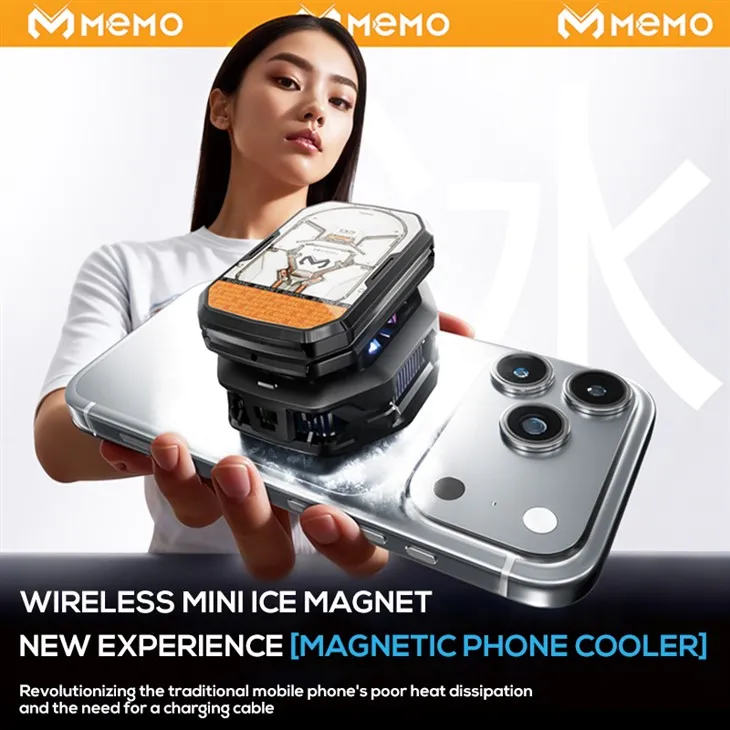 2000mAh Battery Frozen Mobile Phone Cooler For Mobile Game